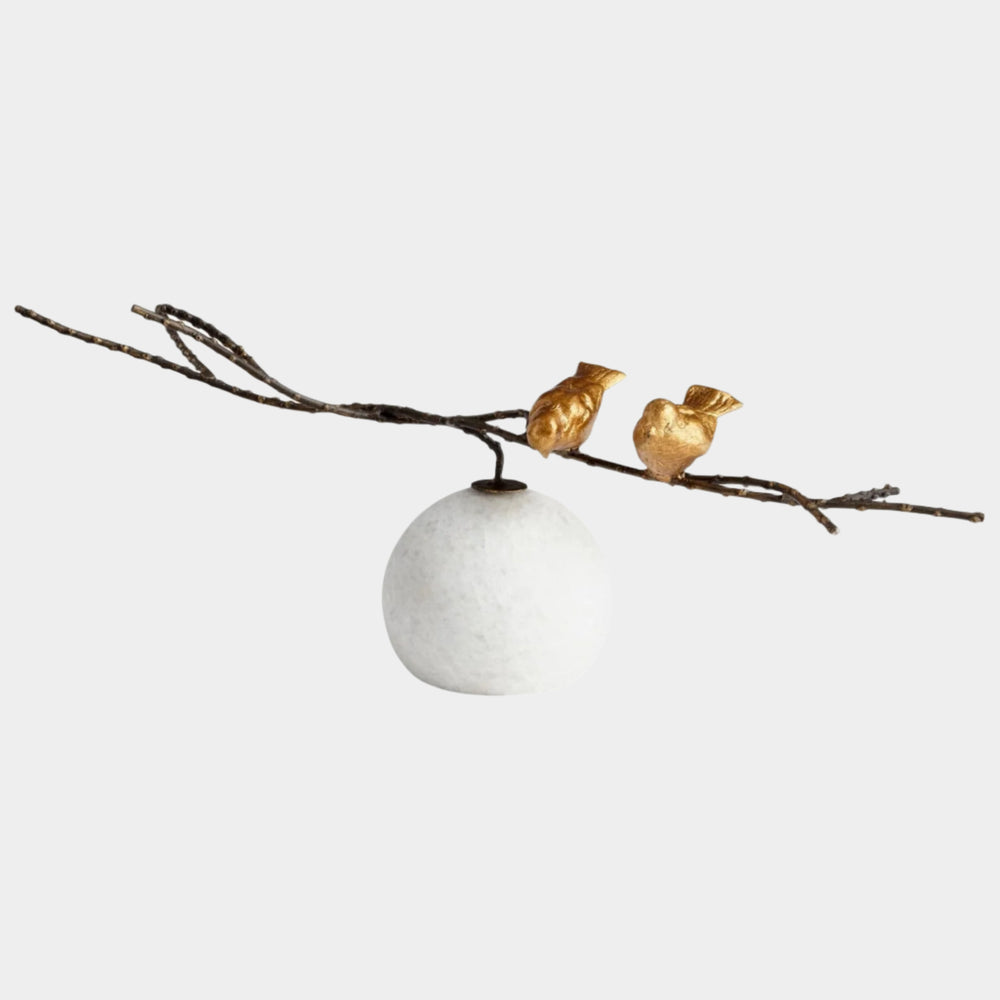 Gold Finches Sculpture