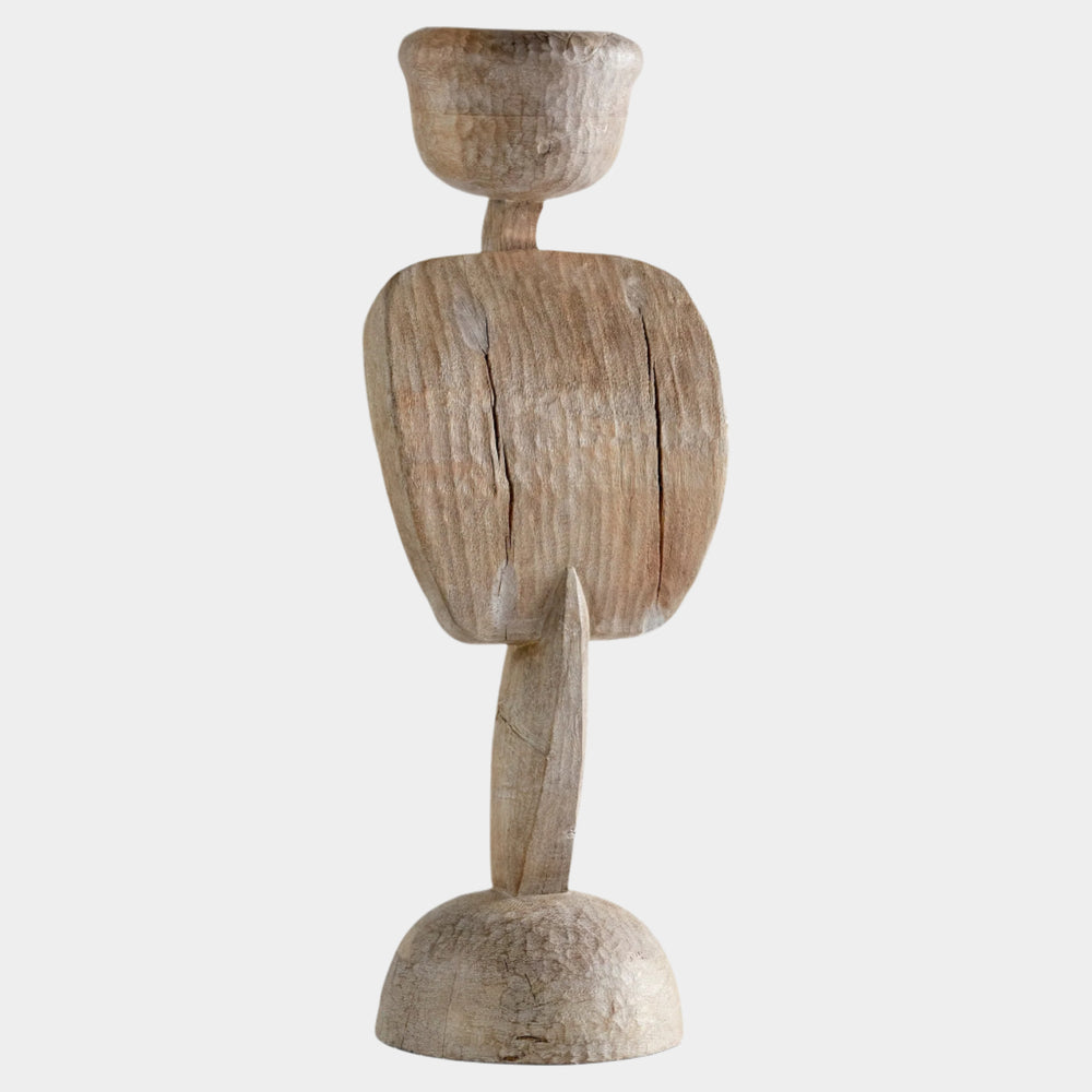 Large Weathered Grey Chakra Sculpture