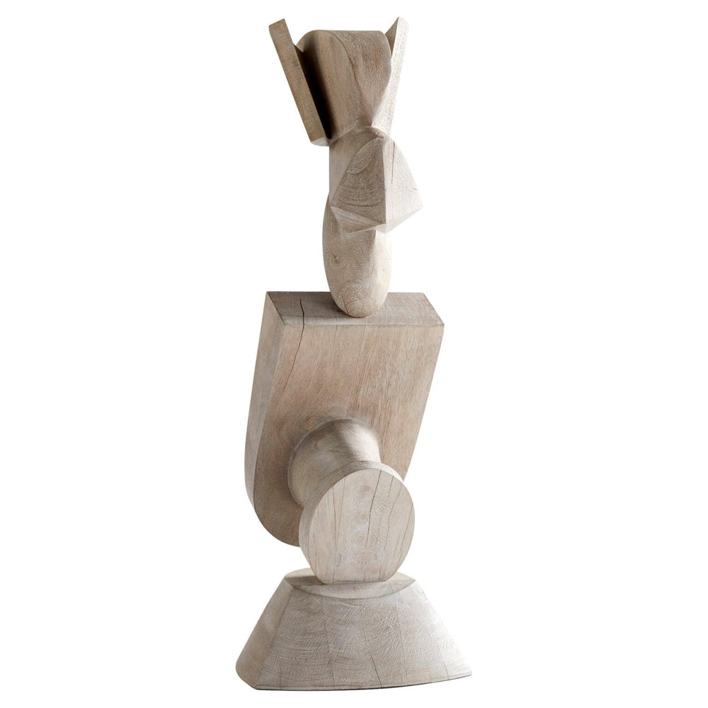 Large Weathered Grey Protector Sculpture