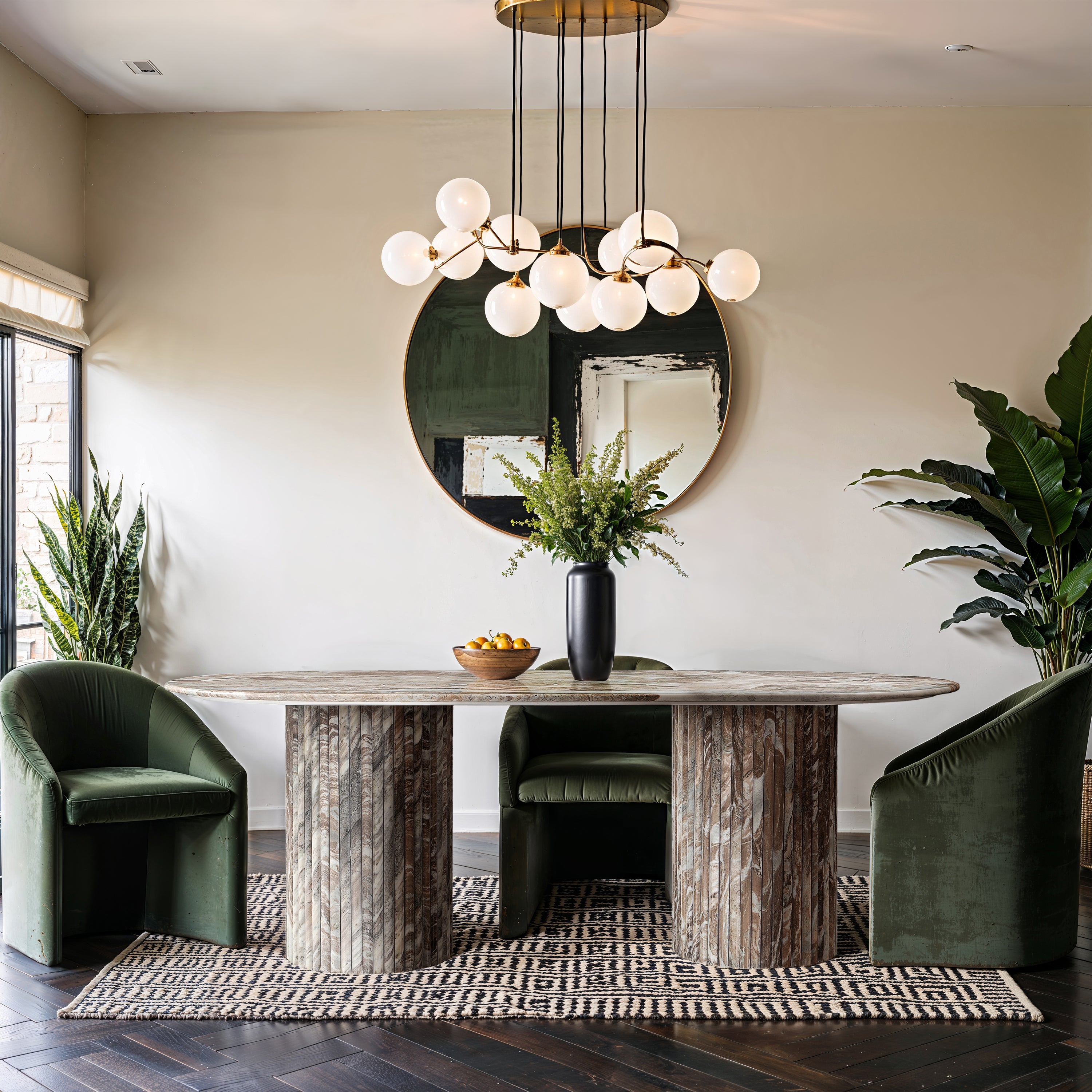 Messina Marble Dining Table