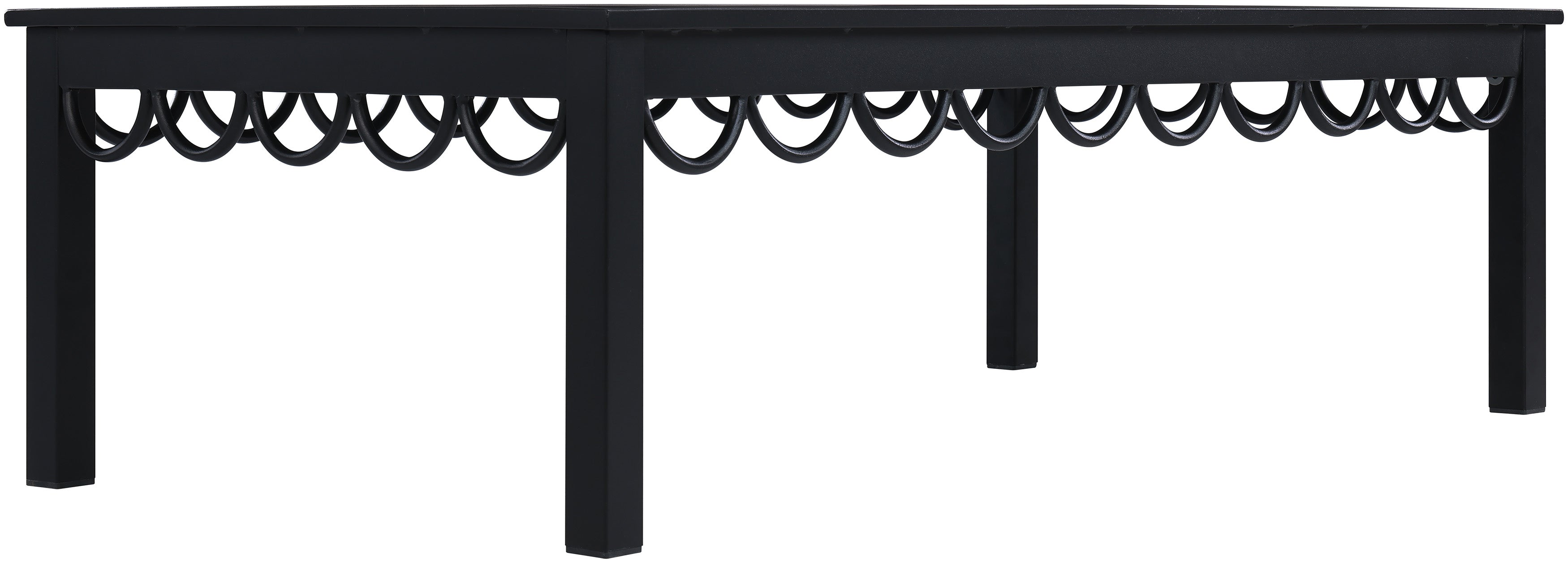 Portofino Aluminum Outdoor Patio Coffee Table