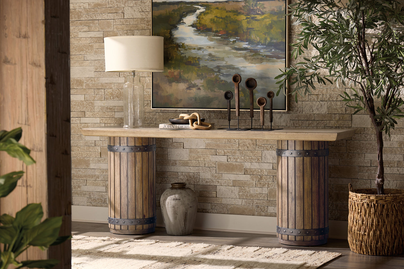 Vineyard Row Console Table