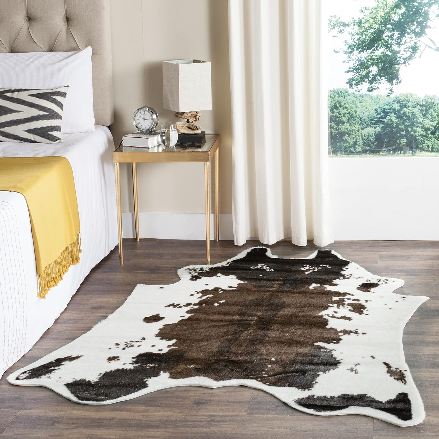Faux Cowhide Rug