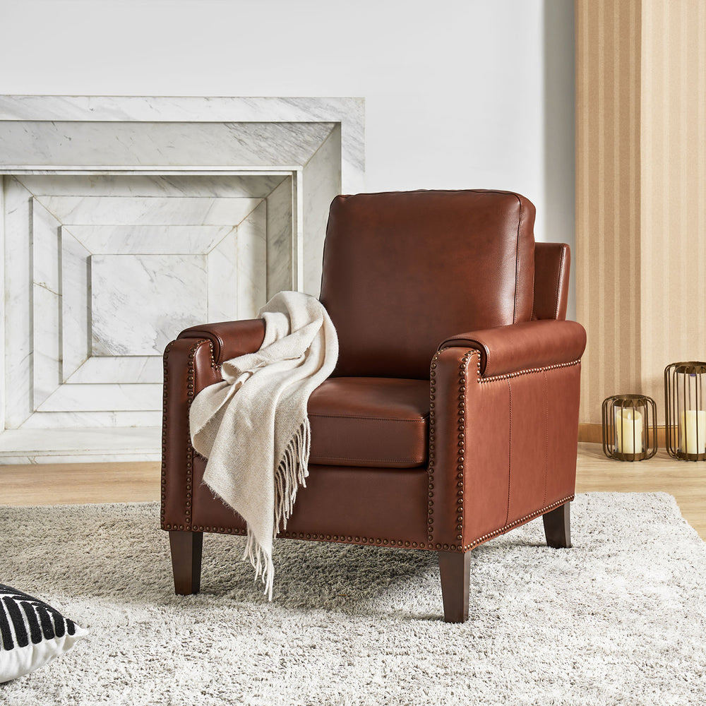 Raimund Armchair in Brown