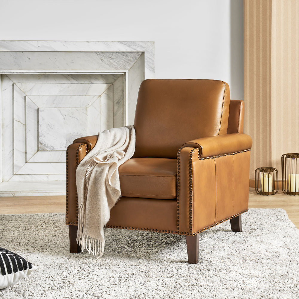 Raimund Armchair in Camel