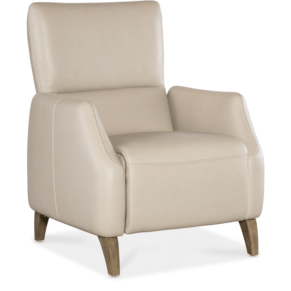 Rumero Press Back Recliner – Luxe Leather with Modern Bustle