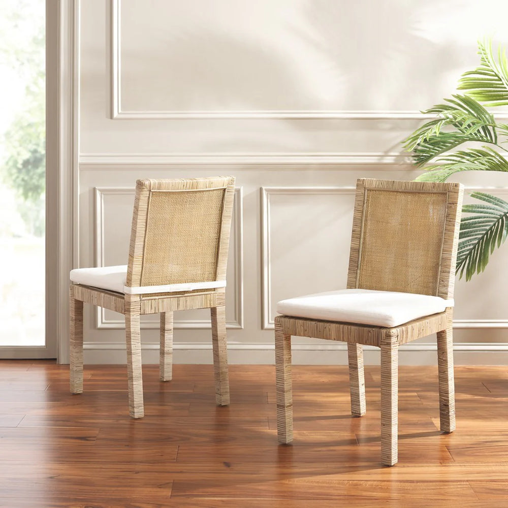 Tojo Set of 2 Cane Dining Chair