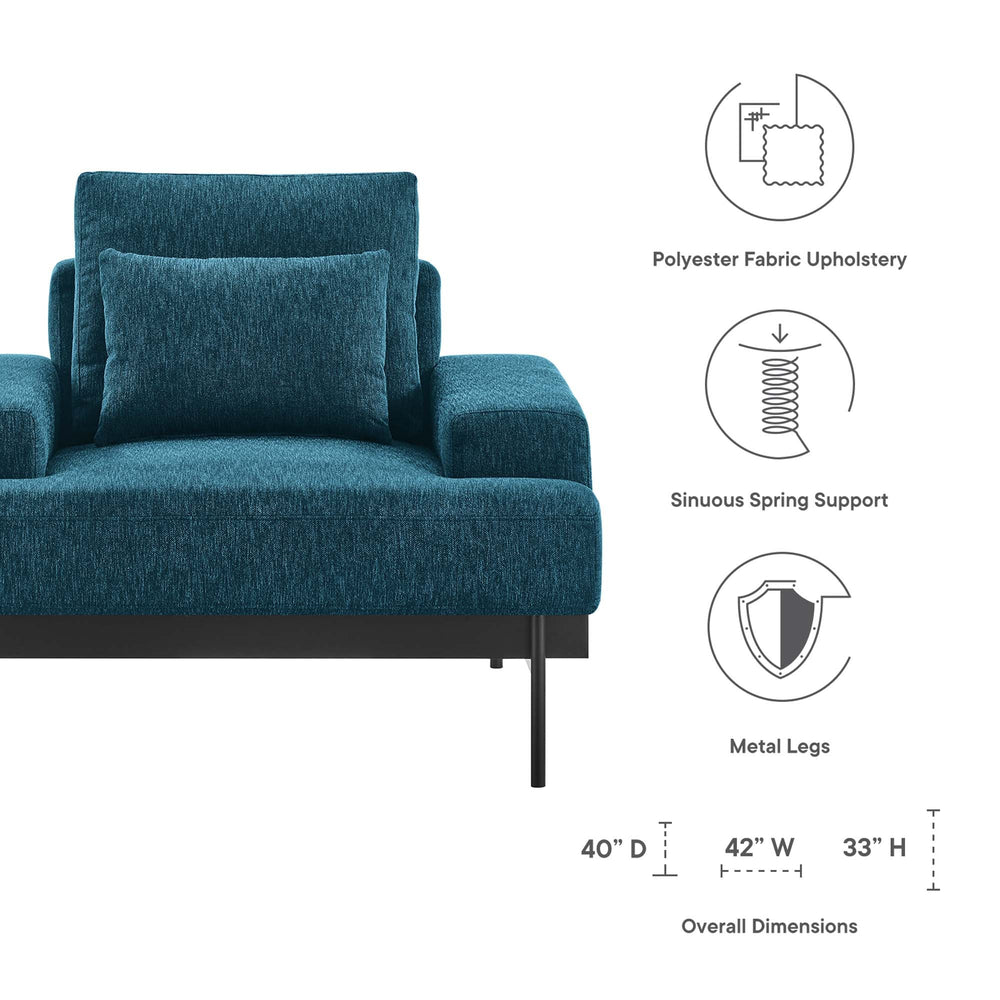 Proximity Armchair in Azure