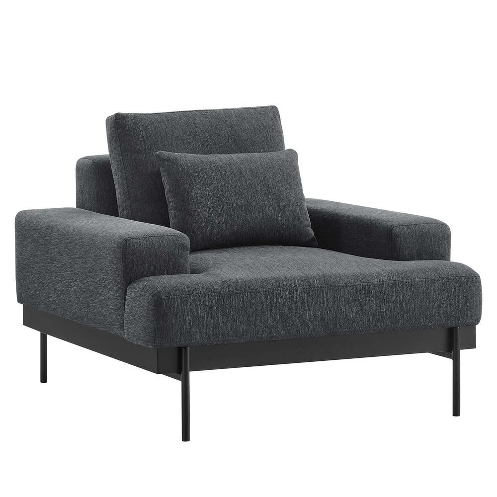 Proximity Armchair in Charcoal