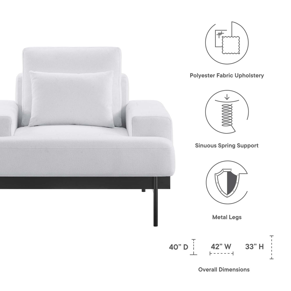 Proximity Armchair in White