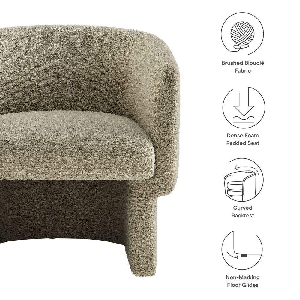 Muse Boucle Chair in Cork