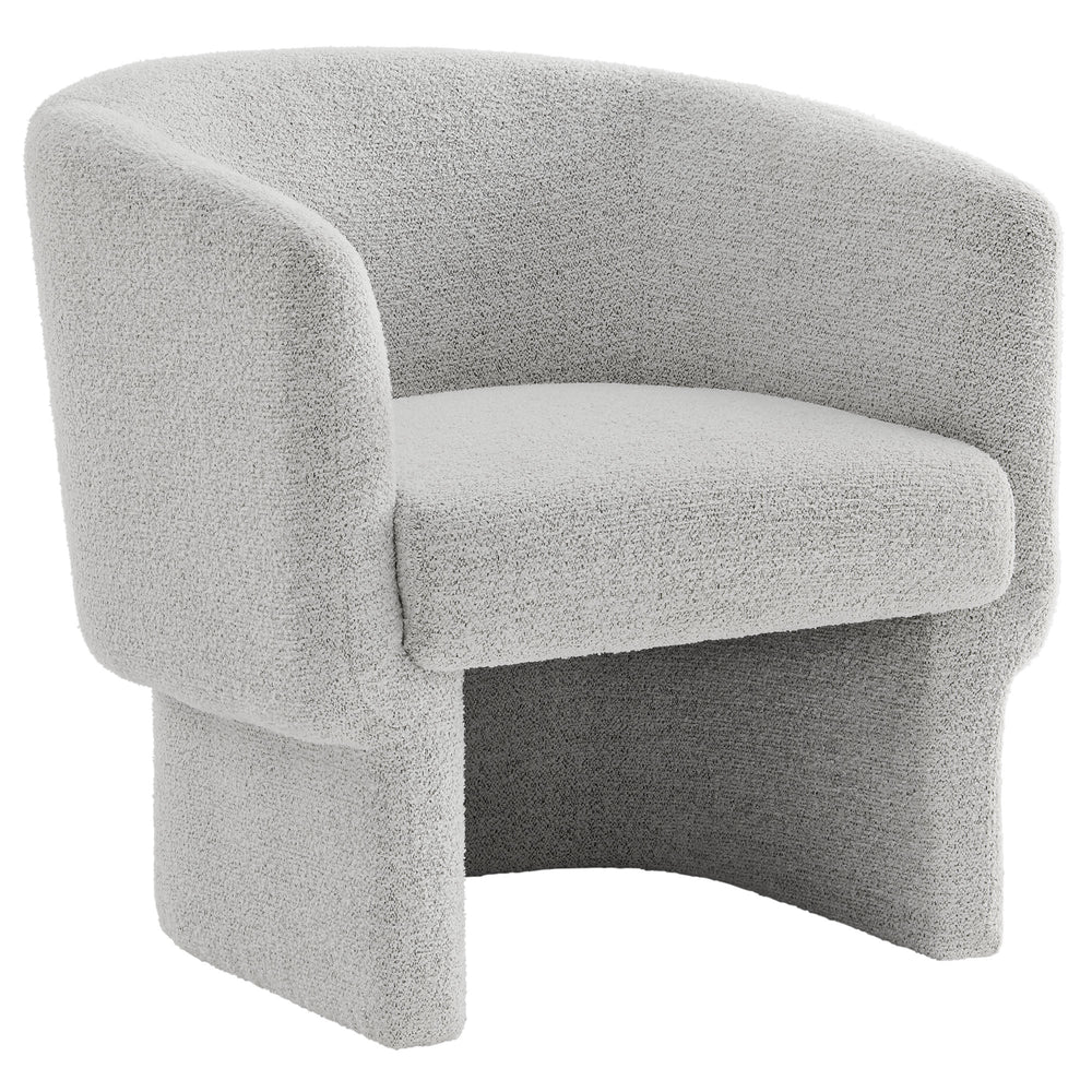 Muse Boucle Chair in Newsprint