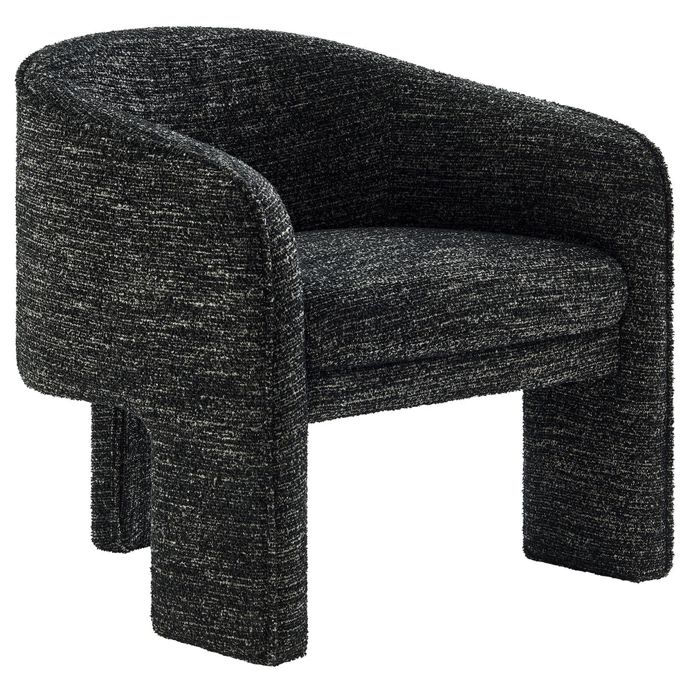 Greer Boucle Armchair in Charcoal