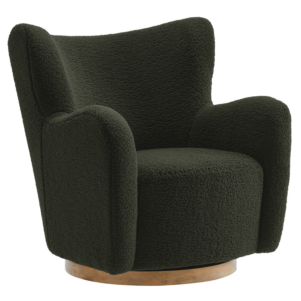 Montrose Swivel Chair in Fern Walnut