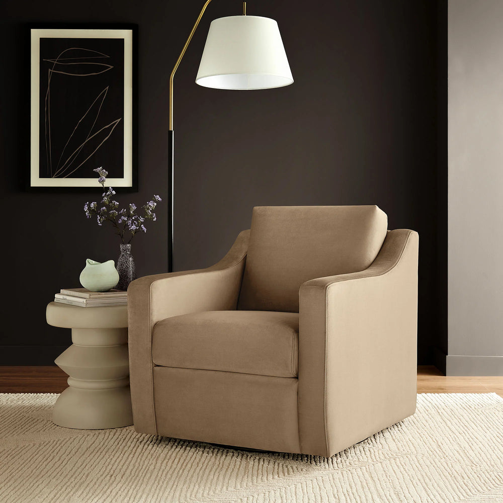 Liora Performance Velvet Armchair