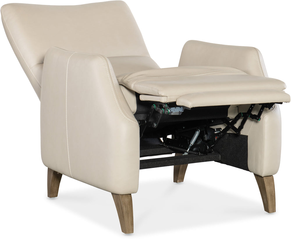 Rumero Press Back Recliner – Luxe Leather with Modern Bustle