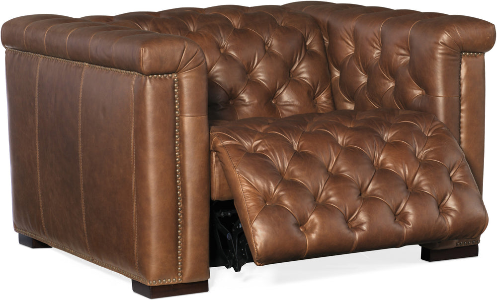 Savion Grandier Leather Power Recliner – Luxury Chair