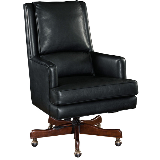Wright Executive Swivel Tilt Chair in Carilion Tune Leather