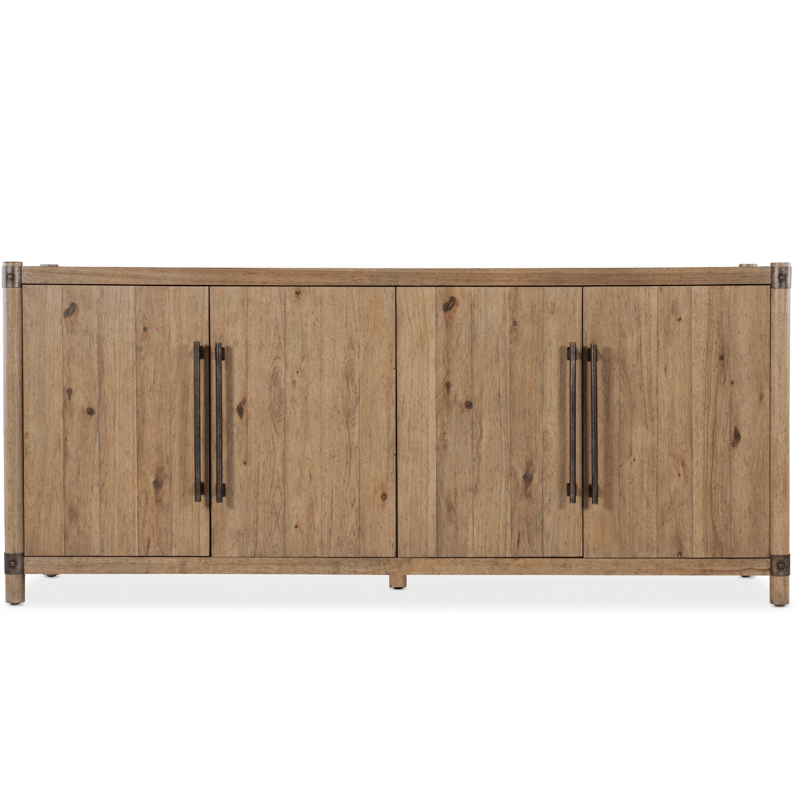 Vineyard Row Entertainment Credenza – Pecky Hickory & Sonoma