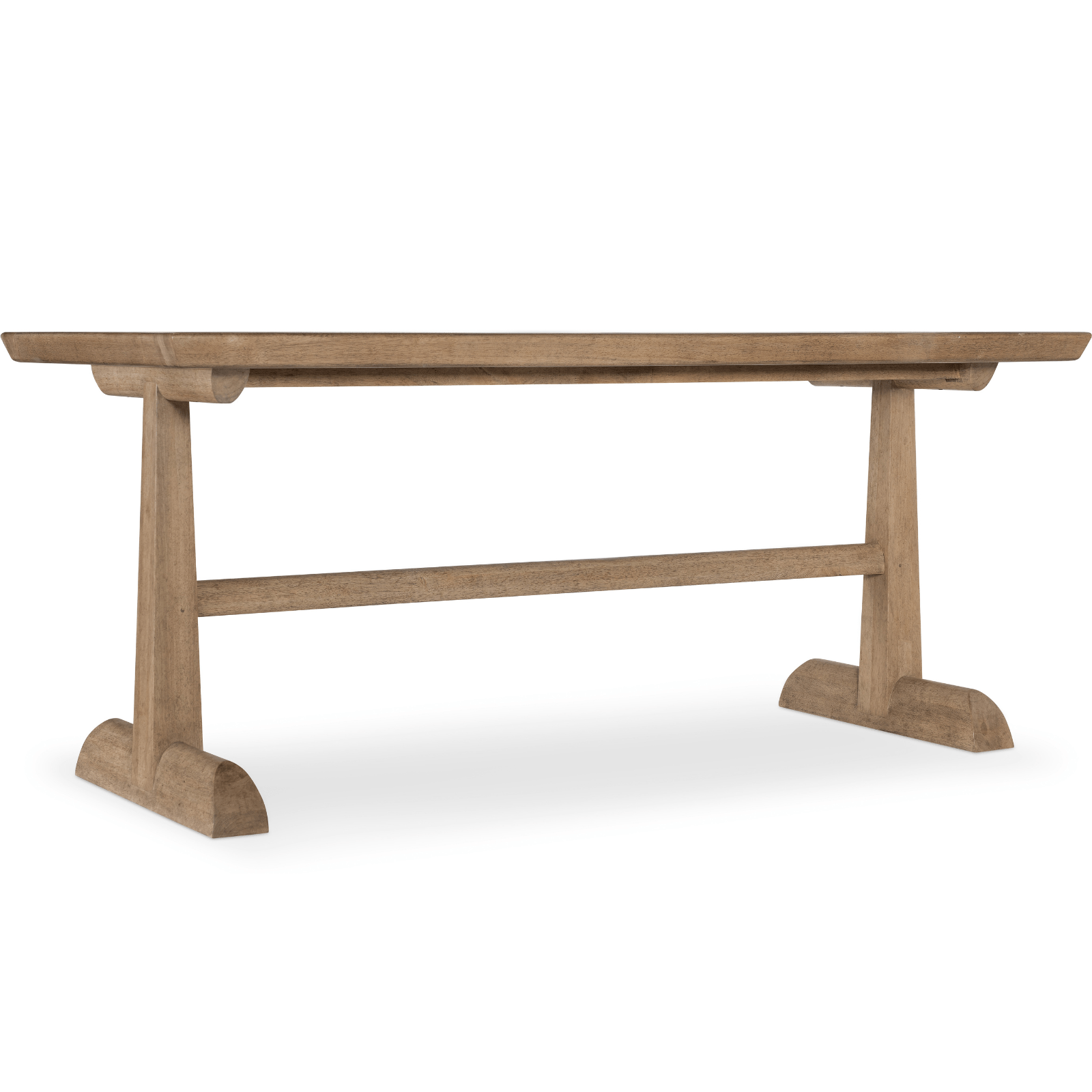Vineyard Row Friendship Table – Sonoma Hickory, Travertine