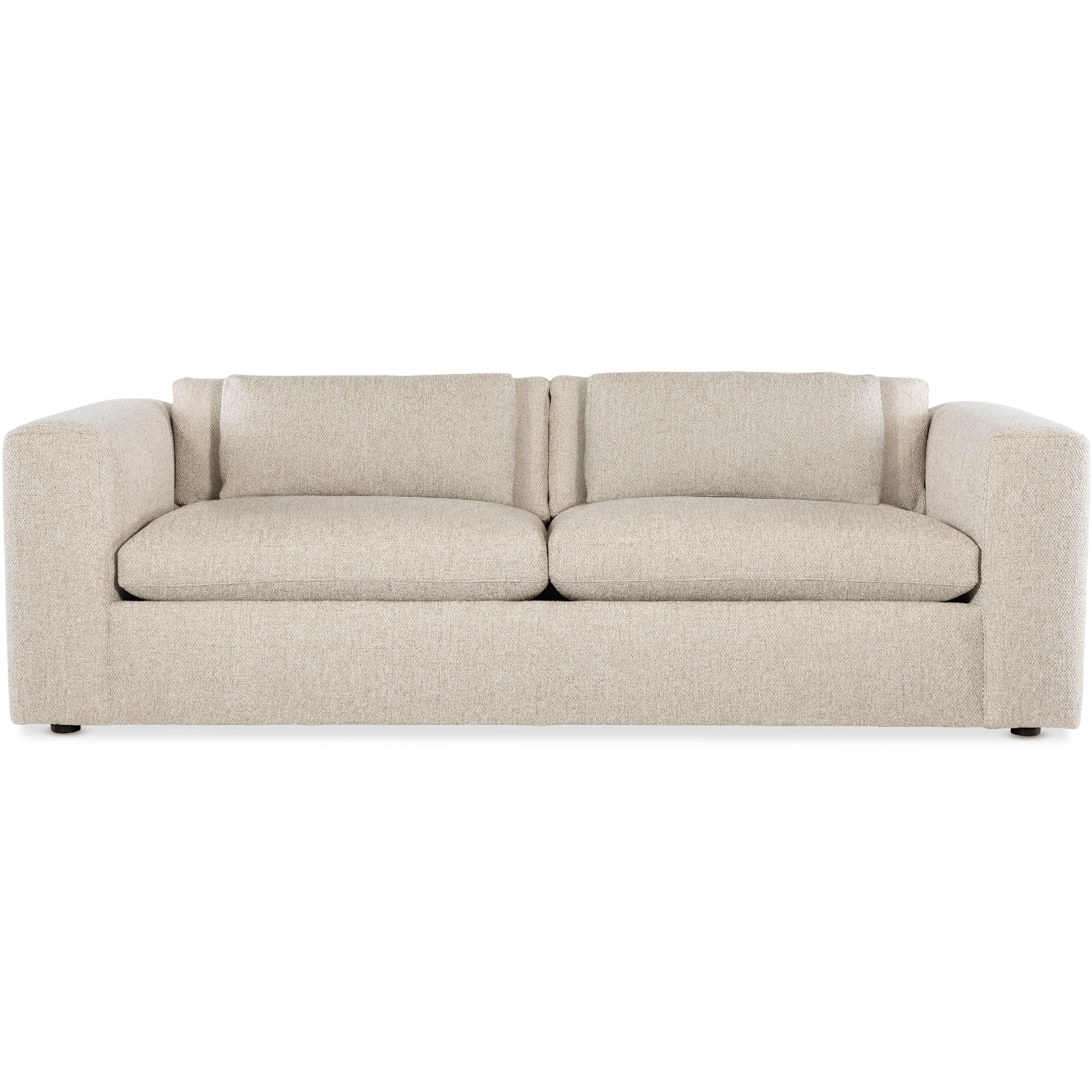 Wilder Two Over Two Sofa – Beige Performance Fabric Sofa