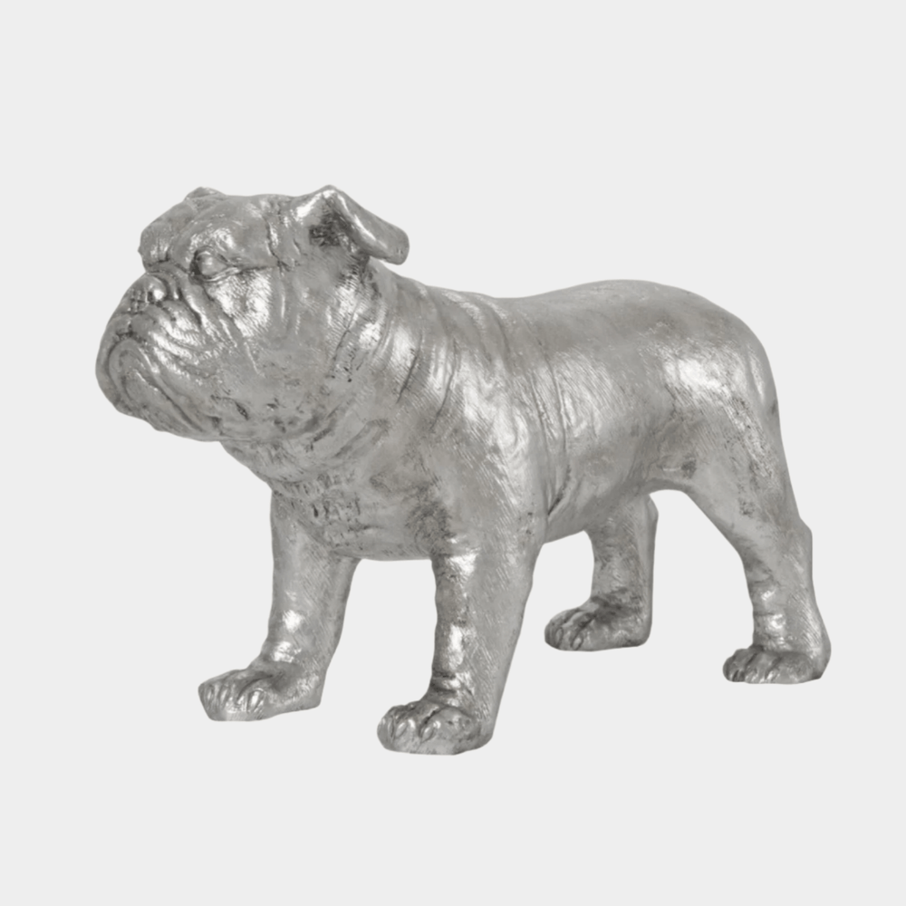 Bulldog in Silver Leaf