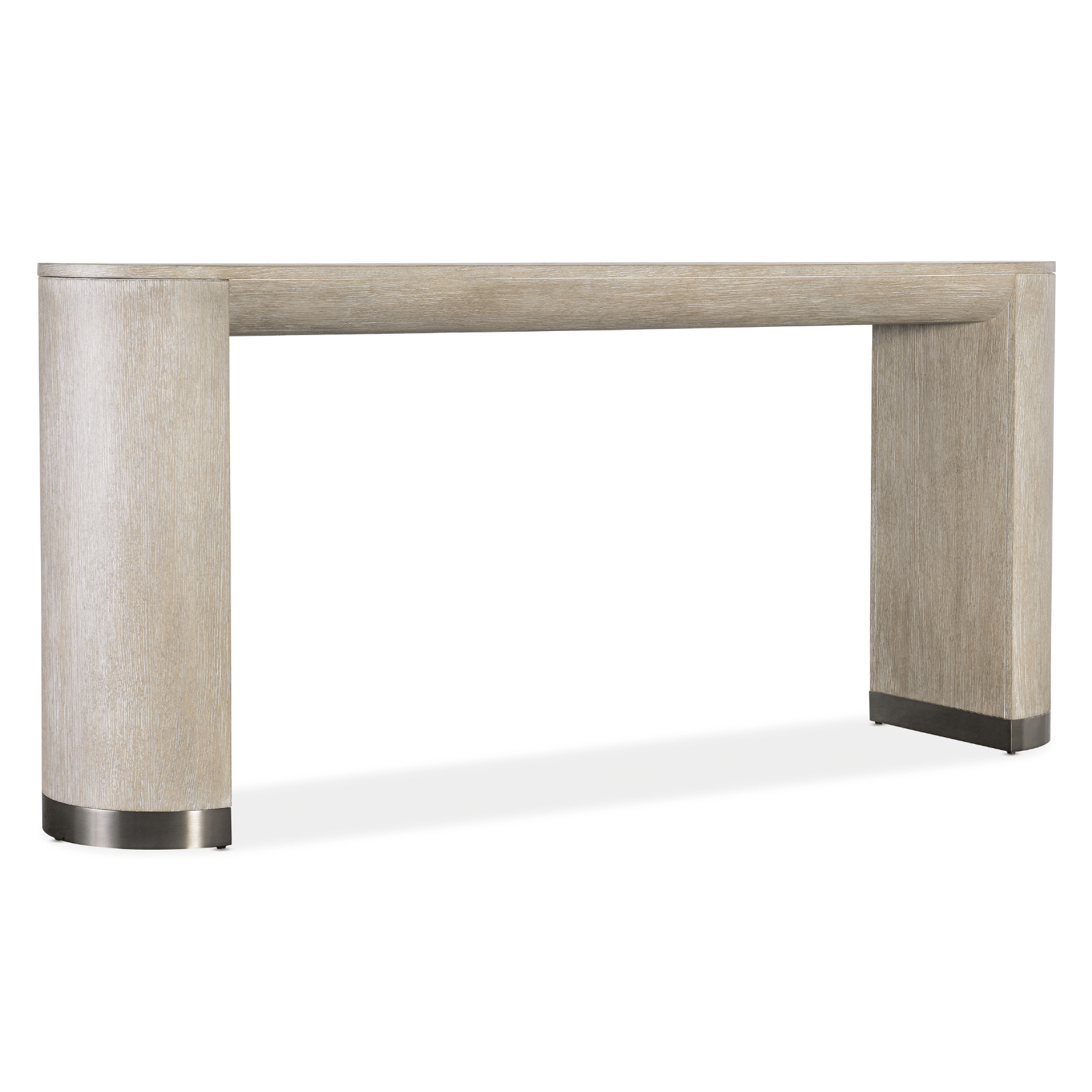 Modern Mood Console Table in Diamond Finish with Metal