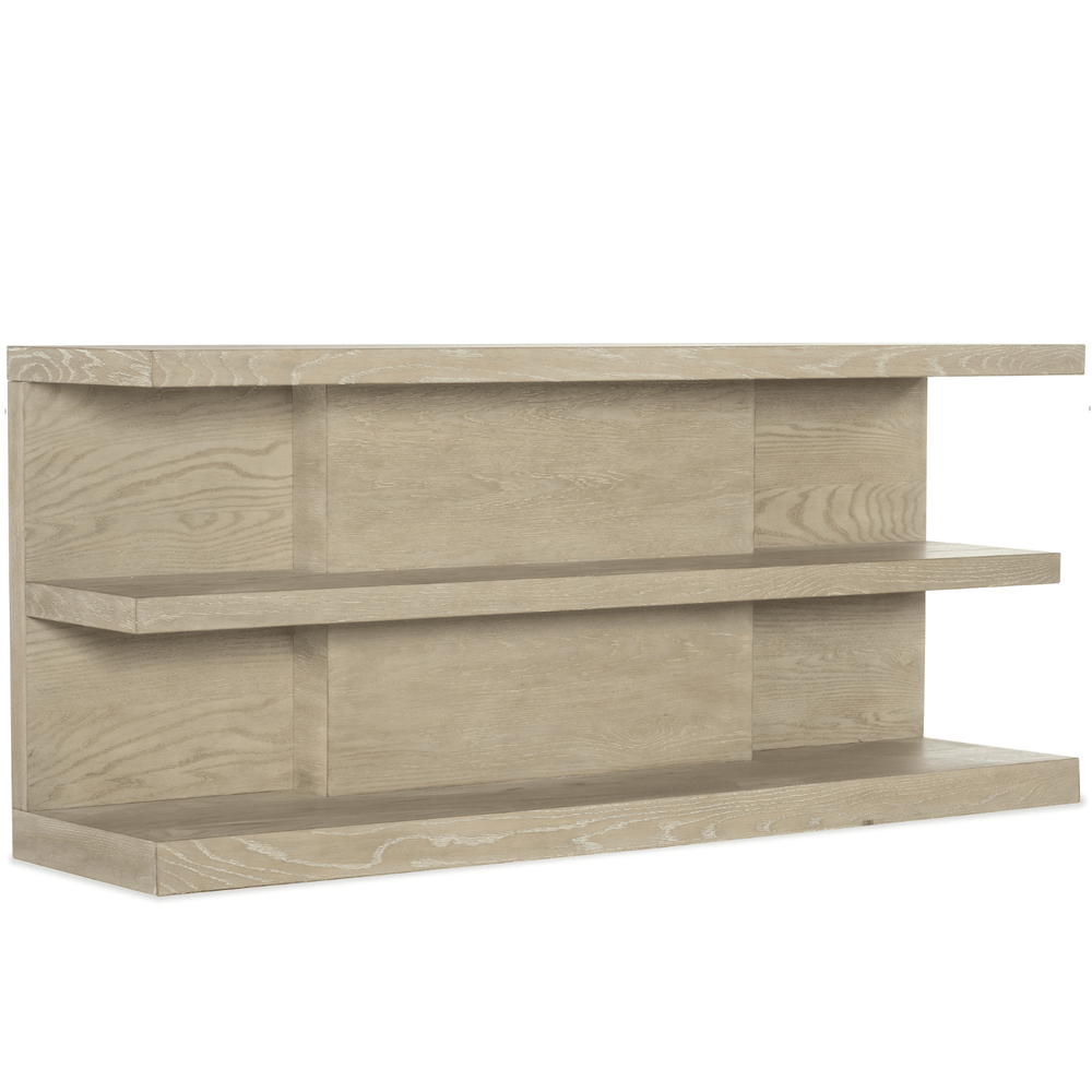 Cascade Console Table with Oak Veneers and Taupe Finish