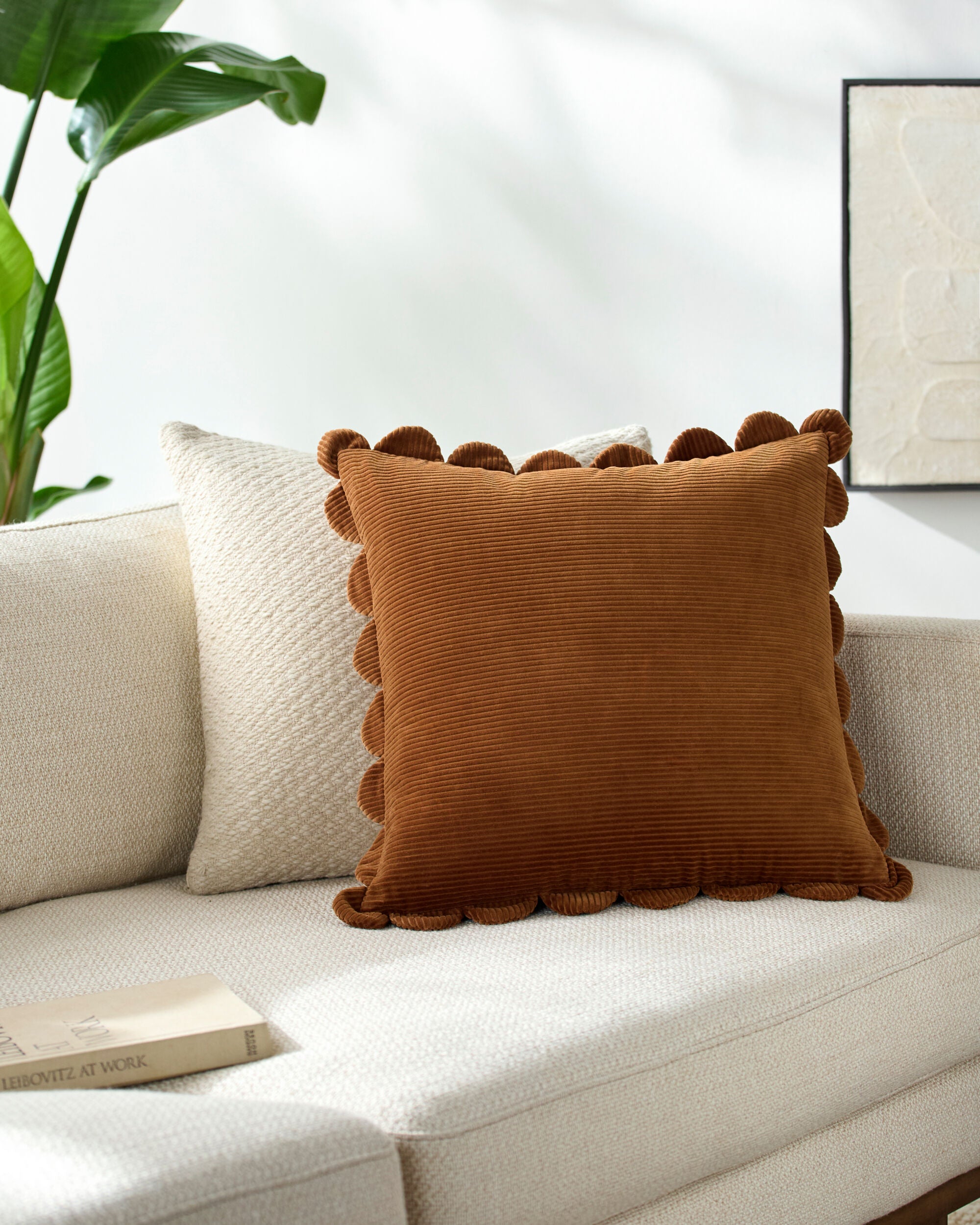Corduroy Quarters Pillow