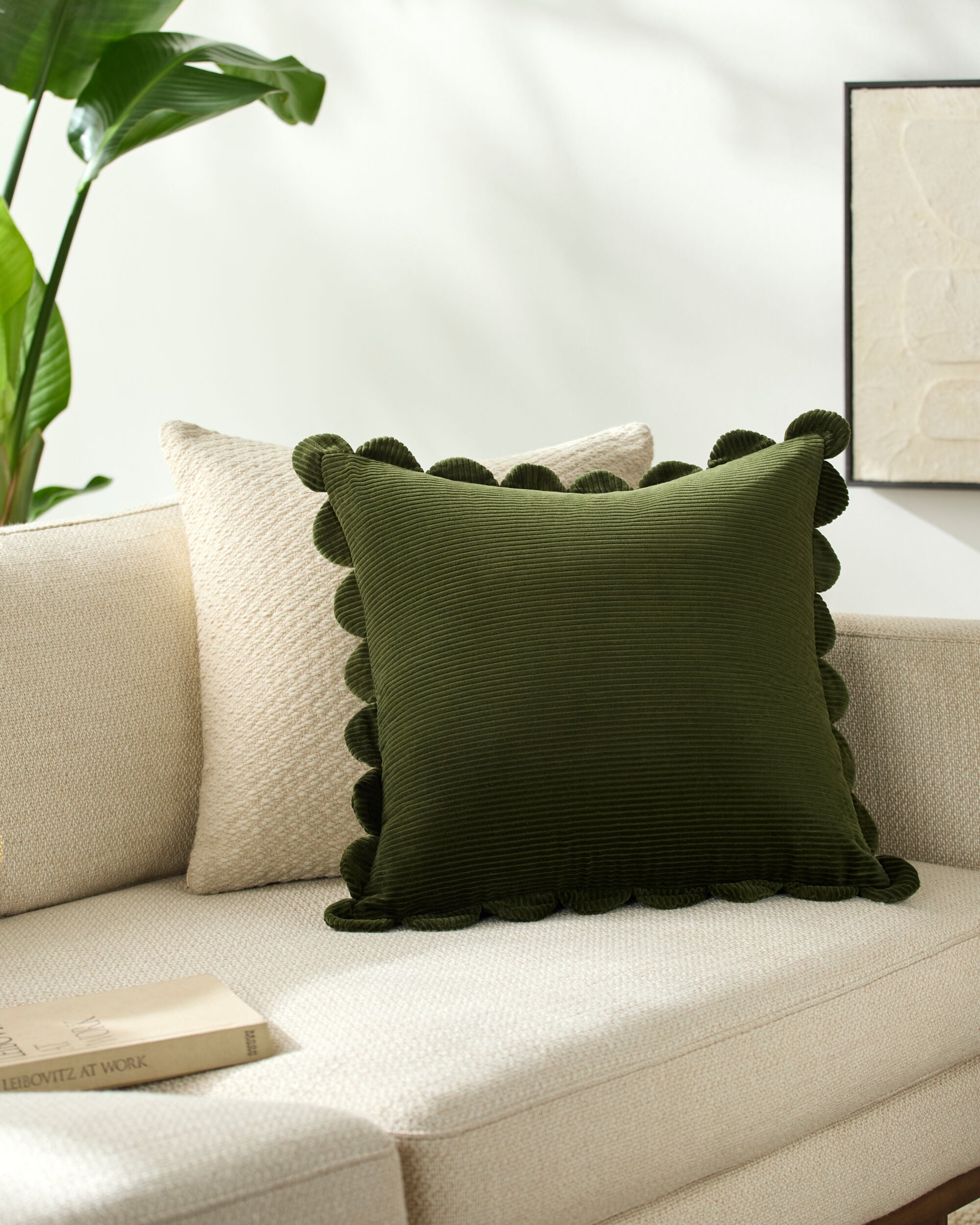 Corduroy Quarters Pillow