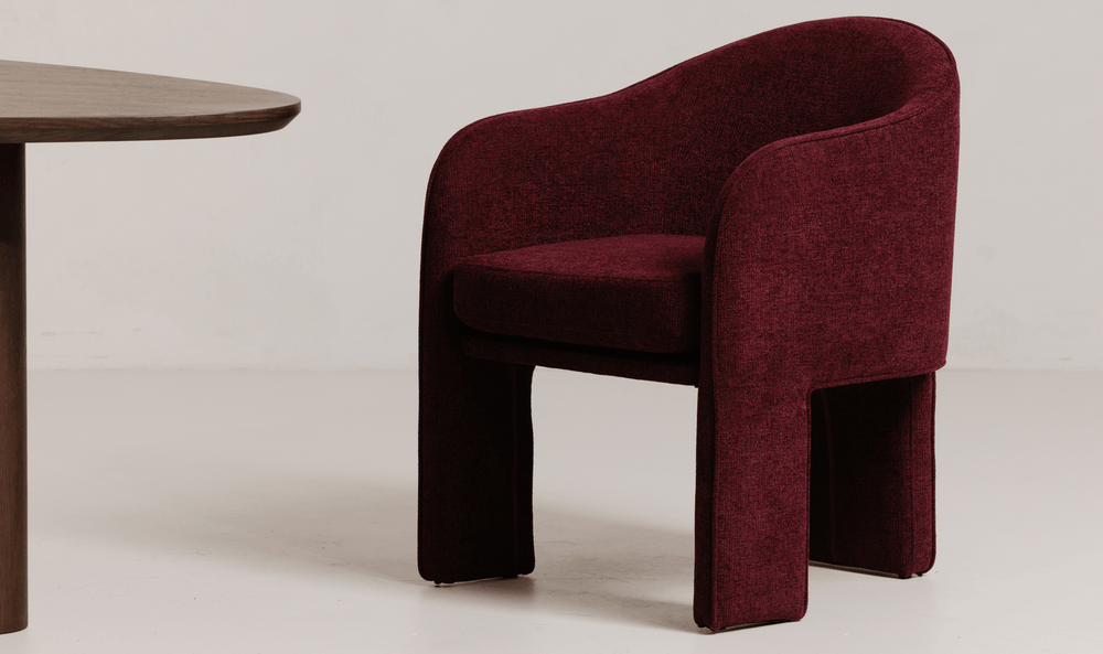 Clara Dining Chair in Plum