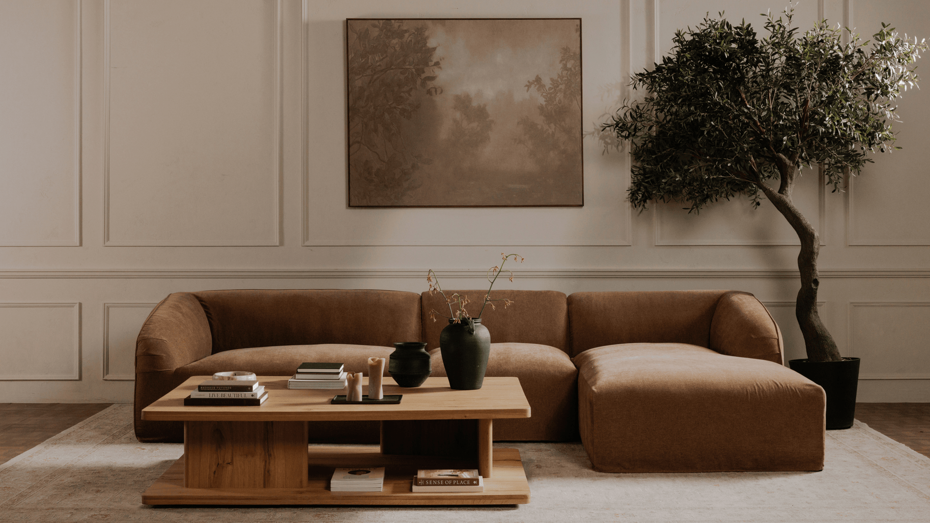 Casey Oak Large Coffee Table