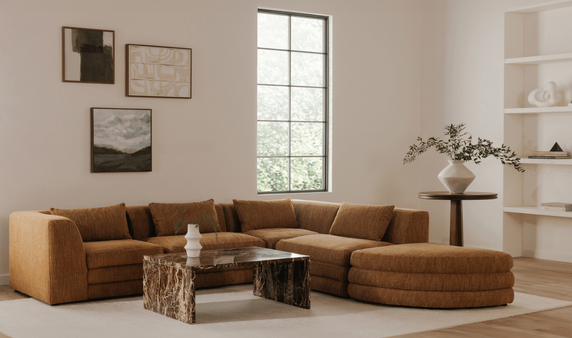 Rosa Rosso Levanto Marble Table