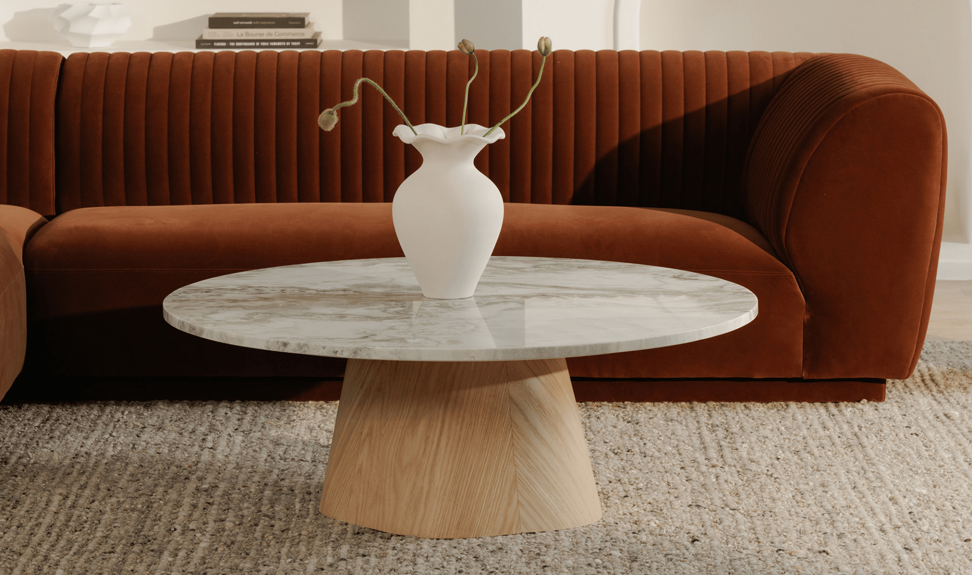 Evelyn Onyx Marble Coffee Table