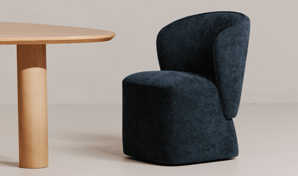 Larson Rolling Dining Chair