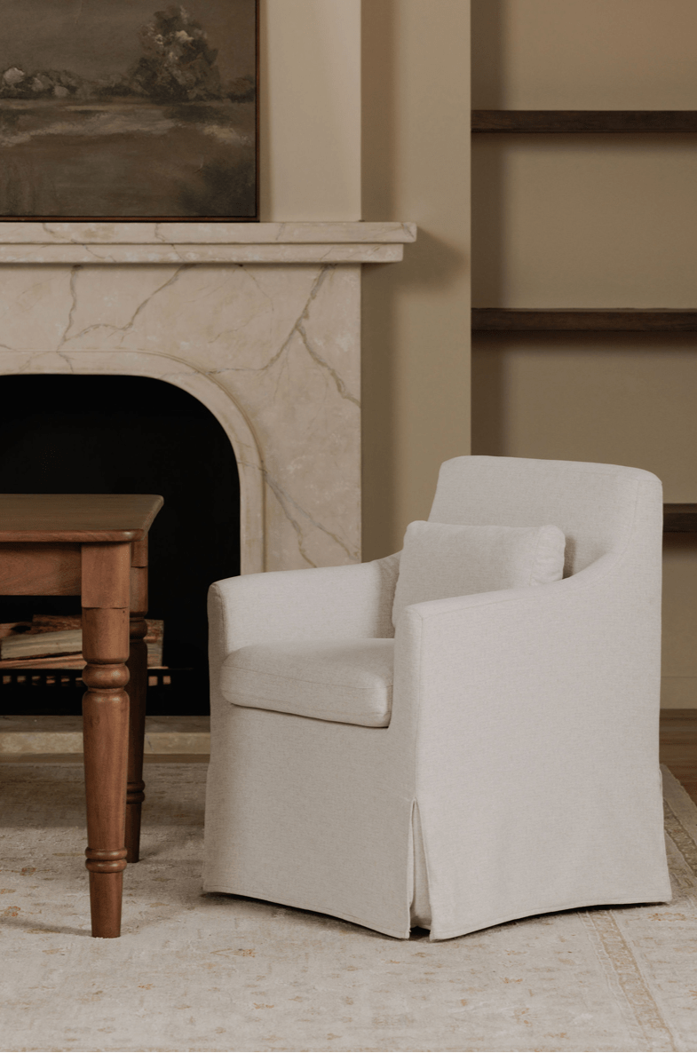 Lydia Slipcover Dining Chair