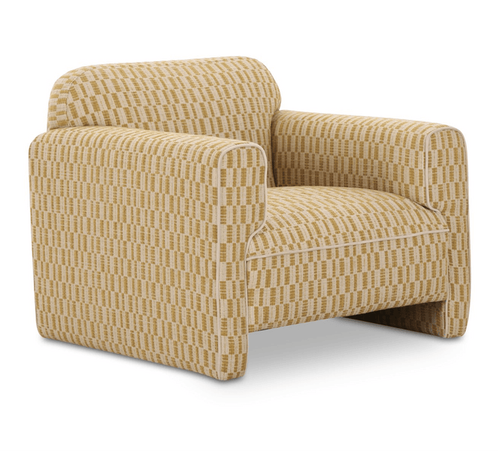 Leo Accent Chair in Chartreuse