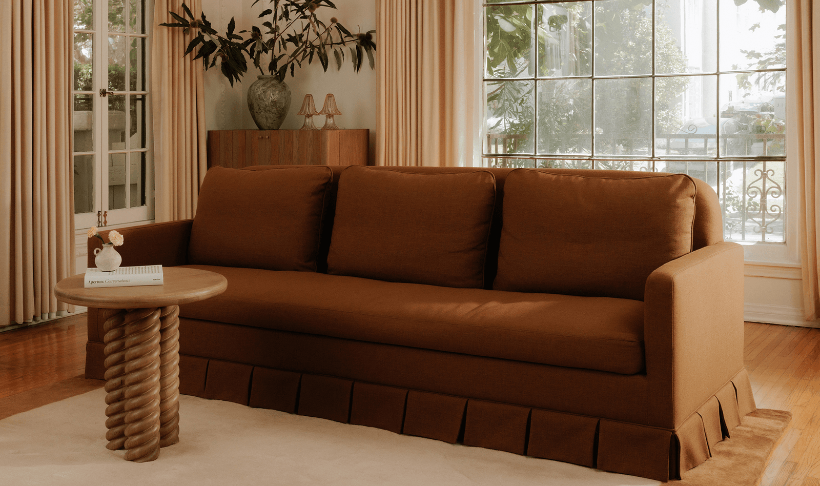 Pellicano Sofa in Terracotta