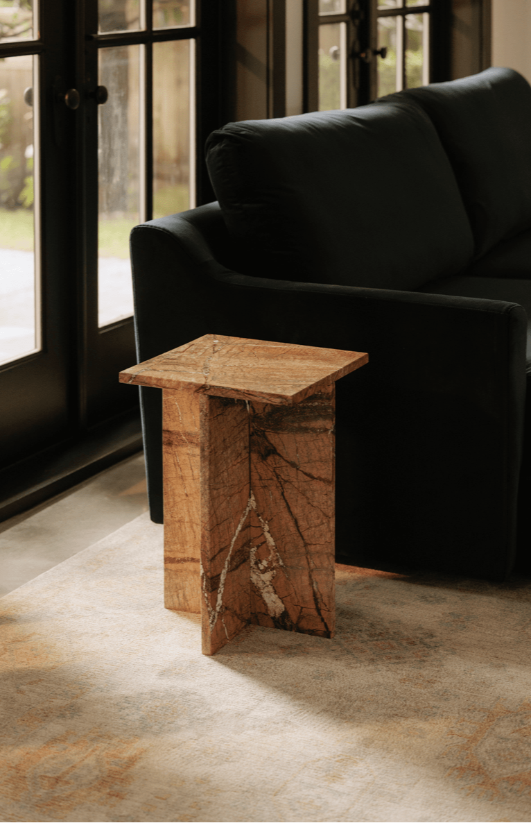 Blair Accent Table Golden Forest Marble