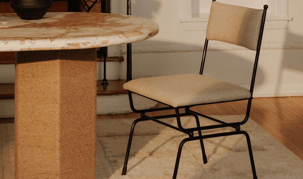 Posta Dining Chair in Beige