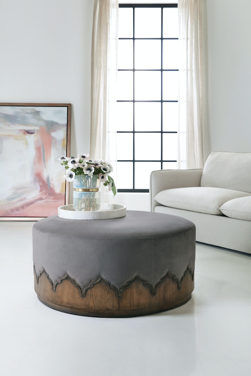 Melange Meyers Cocktail Ottoman