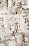 CK029 Captivating Cream Beige Modern Polyester Area Rug