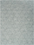 Wool Haven Blue Modern Wool Area Rug