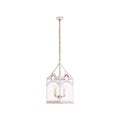 Quatrefoil Lantern - White