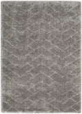 Dreamy Shag Grey Shag Polyester Area Rug