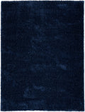 Pacific Shag Navy Shag Polyester Area Rug