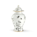 Black/White Chinoiserie Jar