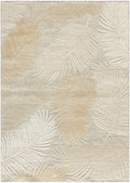 Suncoast Grey Tropical Polypropylene Area Rug