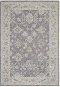 Infinite Charcoal Vintage Polyester Area Rug