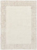 Pacific Shag Ivory Beige Shag Polyester Area Rug